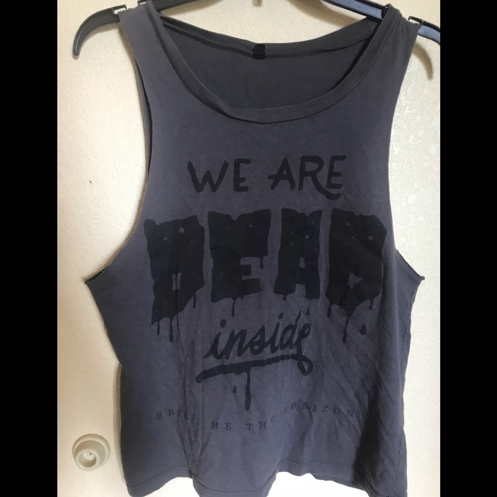 BMTH We’re All Dead Inside Grey Tank Top